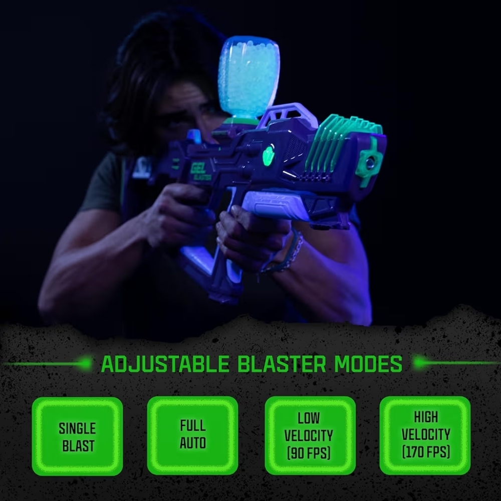 Gel Blaster Starfire XL - Glow-in-The-Dark Supersized Toy Gel Blasters - Picture 3 of 6